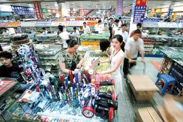 沙井電子城 后起之秀能否超越華強(qiáng)北的電子產(chǎn)品銷售霸主地位？